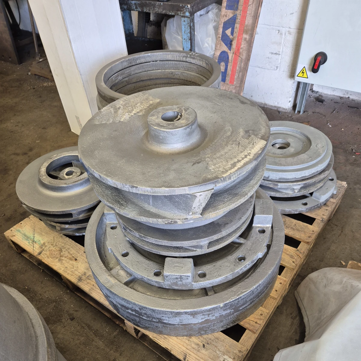 Finished iron casting