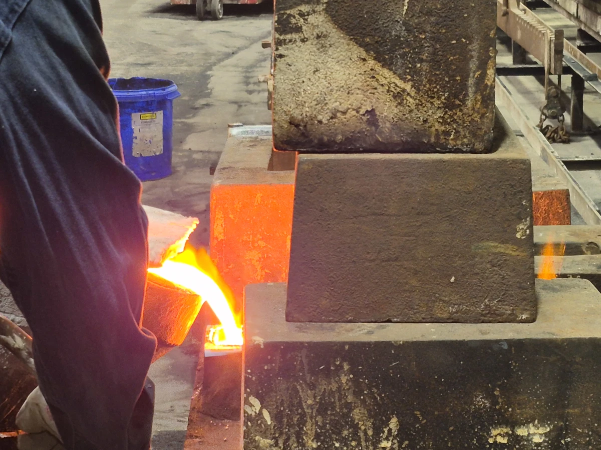 Close up shot of Trent Castings equipment