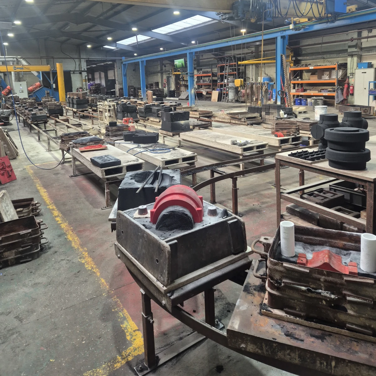 Facility Overview showing various tooling